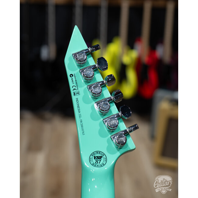 Used ESP LTD Eclipse '87 NT Electric Guitar – Turquoise