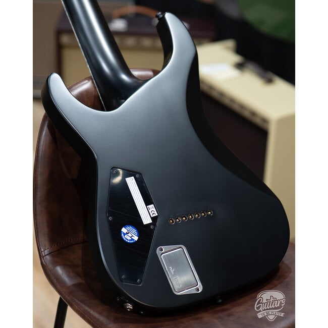 ESP E-II Horizon NT-7B Hipshot 7-String Baritone w/ Case – Black Satin (B-stock)