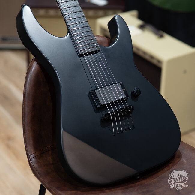 ESP E-II M-I NT Neck Thru EMG Guitar w/ Case – Black Satin (B-Stock)