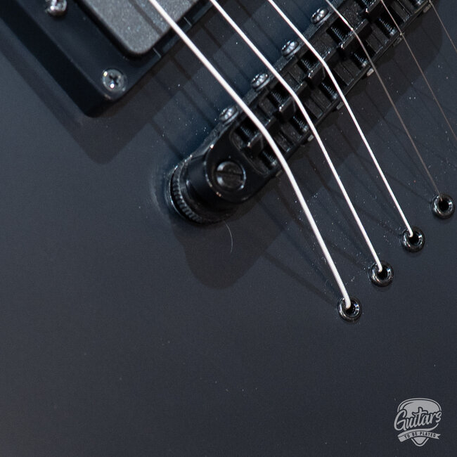 ESP E-II M-I NT Neck Thru EMG Guitar w/ Case – Black Satin (B-Stock)