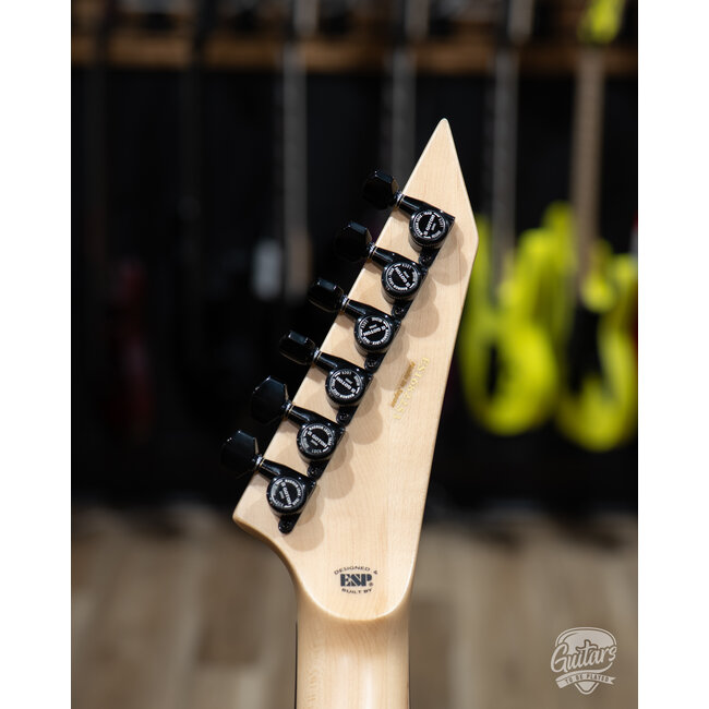 ESP E-II M-I NT Neck Thru EMG Guitar w/ Case – Black Satin (B-Stock)