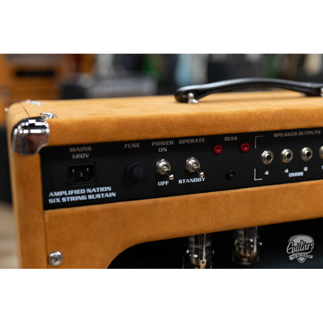 Amplified Nation Six String Sustain 50W Head – Golden Brown Suede