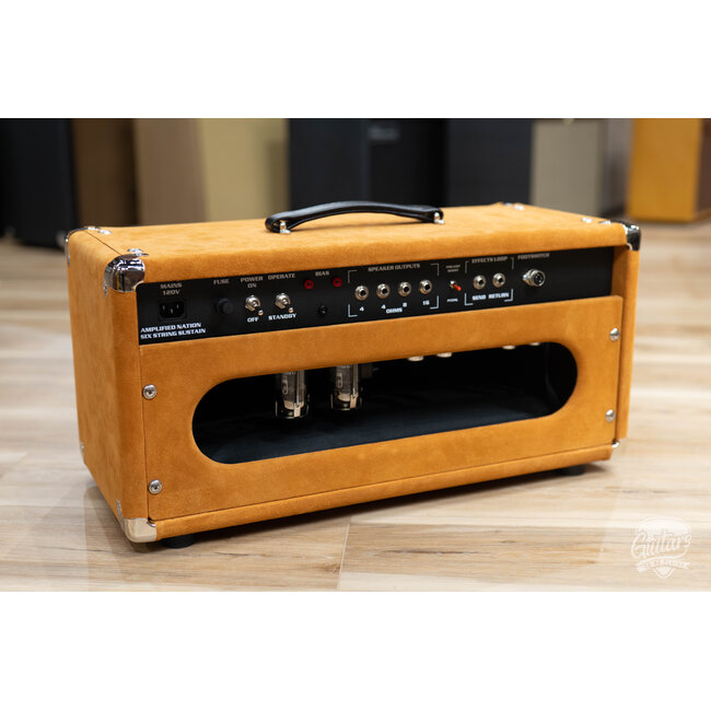 Amplified Nation Six String Sustain 50W Head – Golden Brown Suede