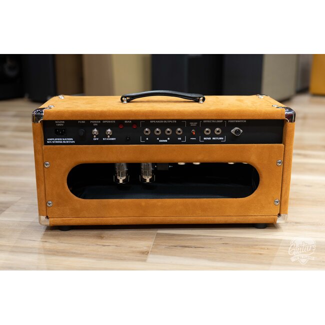 Amplified Nation Six String Sustain 50W Head – Golden Brown Suede