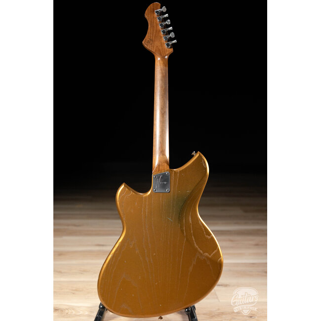 Novo Custom Miris H2 Ebony FB & 24.75" Scale w/ Fralin Pure PAF's – Gold Top