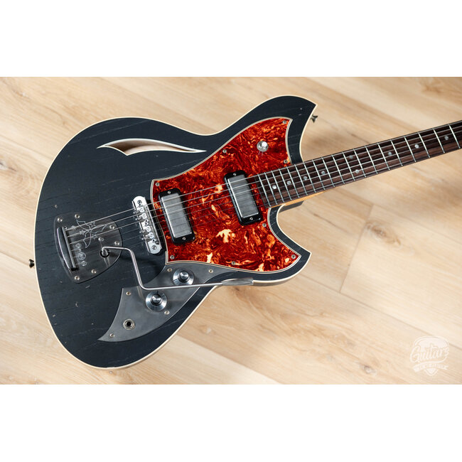 Novo Custom Miris J Semi-Hollow w/ Lollar Firebirds – Charcoal Frost