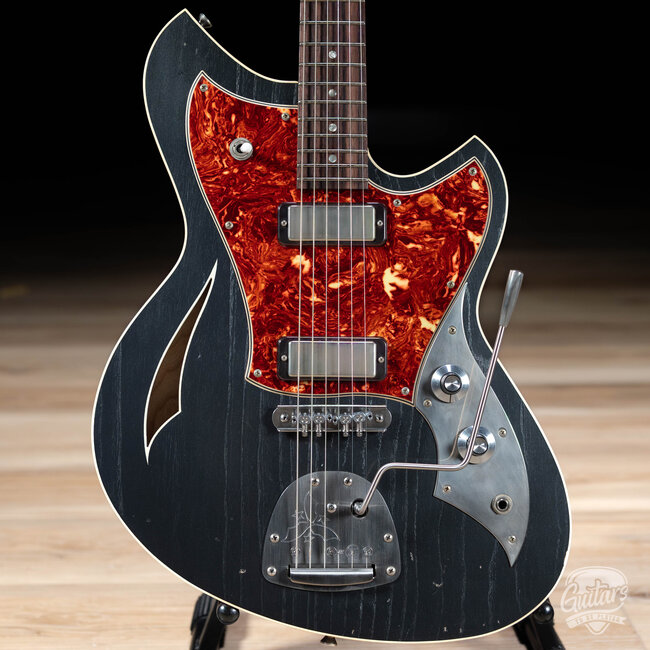 Novo Custom Miris J Semi-Hollow w/ Lollar Firebirds – Charcoal Frost