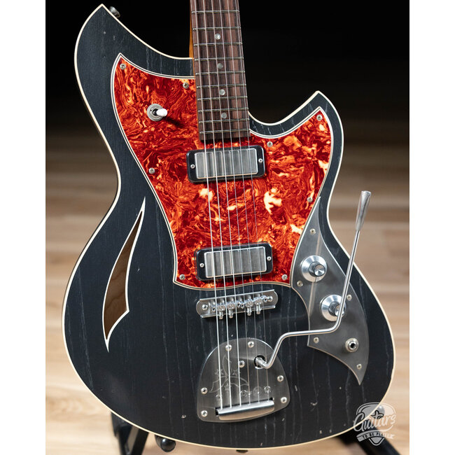 Novo Custom Miris J Semi-Hollow w/ Lollar Firebirds – Charcoal Frost