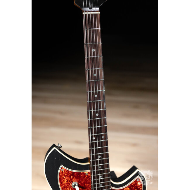 Novo Custom Miris J Semi-Hollow w/ Lollar Firebirds – Charcoal Frost