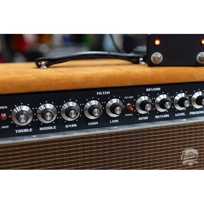 Amplified Nation Six String Sustain 50W Head & 212 Cab – Golden Brown Suede