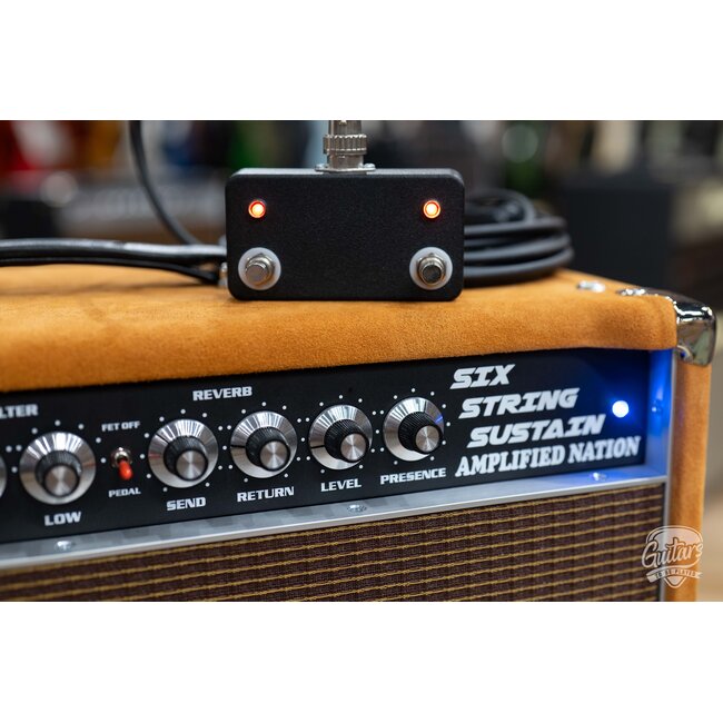Amplified Nation Six String Sustain 50W Head & 212 Cab – Golden Brown Suede
