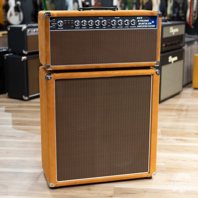 Amplified Nation Six String Sustain 50W Head & 212 Cab – Golden Brown Suede