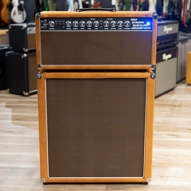 Amplified Nation Six String Sustain 50W Head & 212 Cab – Golden Brown Suede