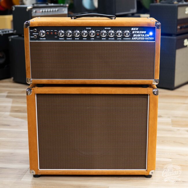 Amplified Nation Six String Sustain 50W Head & 112 Cab – Golden Brown Suede