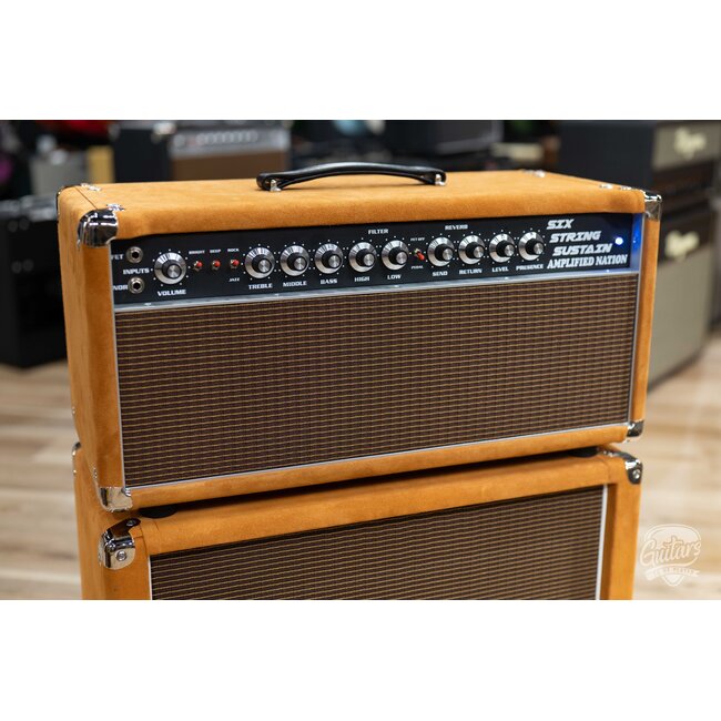 Amplified Nation Six String Sustain 50W Head & 112 Cab – Golden Brown Suede