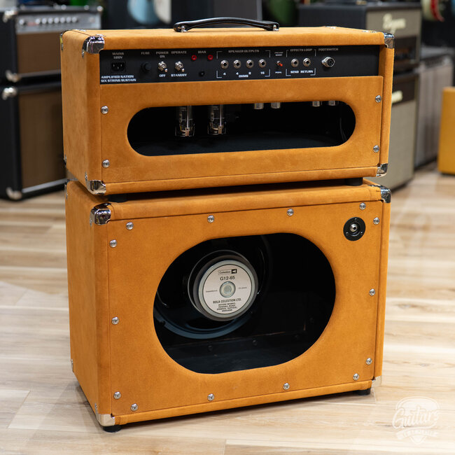 Amplified Nation Six String Sustain 50W Head & 112 Cab – Golden Brown Suede