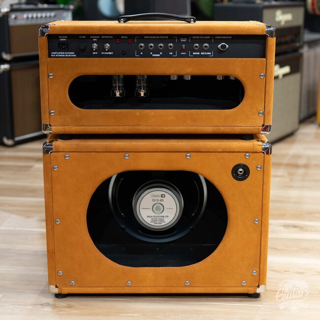 Amplified Nation Six String Sustain 50W Head & 112 Cab – Golden Brown Suede
