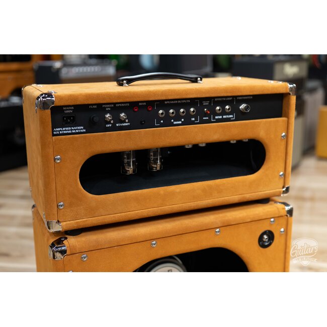 Amplified Nation Six String Sustain 50W Head & 112 Cab – Golden Brown Suede