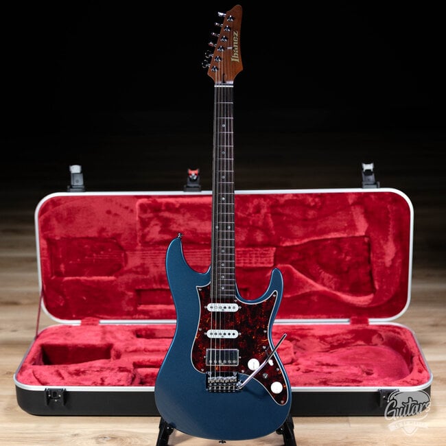 Ibanez AZ2204N Prestige HSS Guitar w/ Case – Prussian Blue Metallic