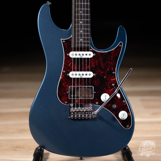 Ibanez AZ2204N Prestige HSS Guitar w/ Case – Prussian Blue Metallic