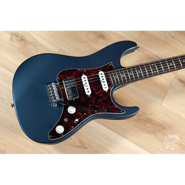 Ibanez AZ2204N Prestige HSS Guitar w/ Case – Prussian Blue Metallic