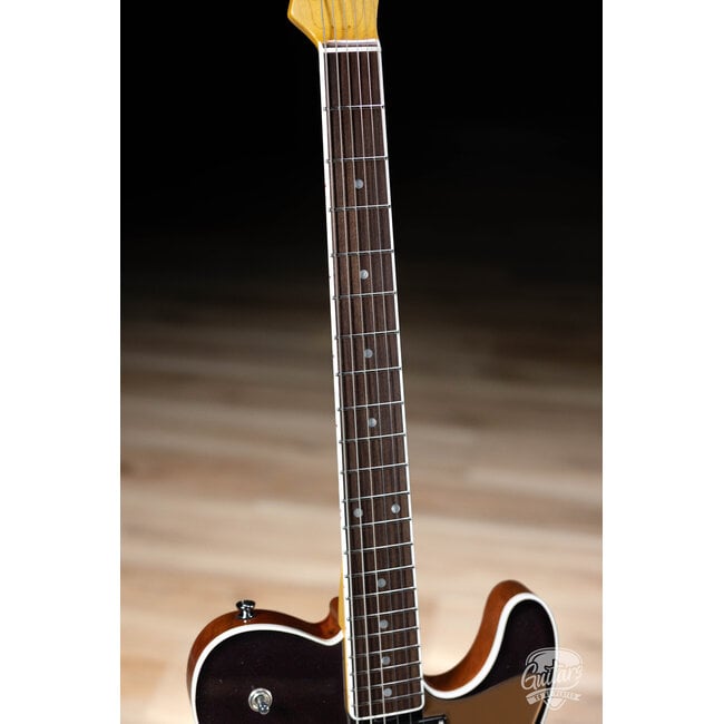 Elliott Raven Standard Spruce Top Semi-Hollow Guitar – Ruby Red Slipper