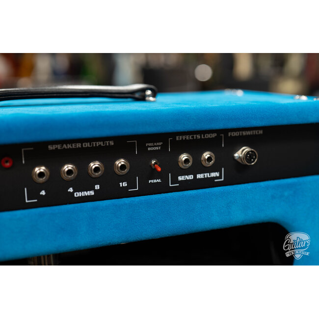 Amplified Nation Six String Sustain 100W Head & 112 EVM12L Cab – Turquoise Suede