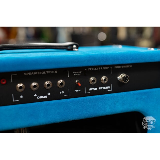 Amplified Nation Six String Sustain 100W Head – Turquoise Suede