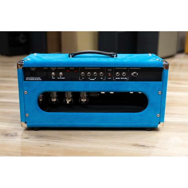 Amplified Nation Six String Sustain 100W Head – Turquoise Suede