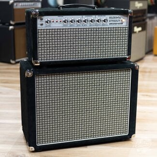 Amplified Nation Amplified Nation Bombshell Overdrive 50W Head & 112 Cab – Black Suede