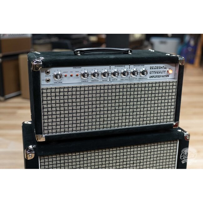 Amplified Nation Bombshell Overdrive 50W Head & 112 Cab – Black Suede