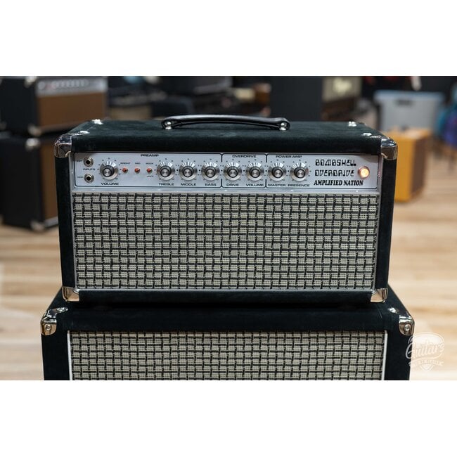 Amplified Nation Bombshell Overdrive 50W Head & 112 Cab – Black Suede