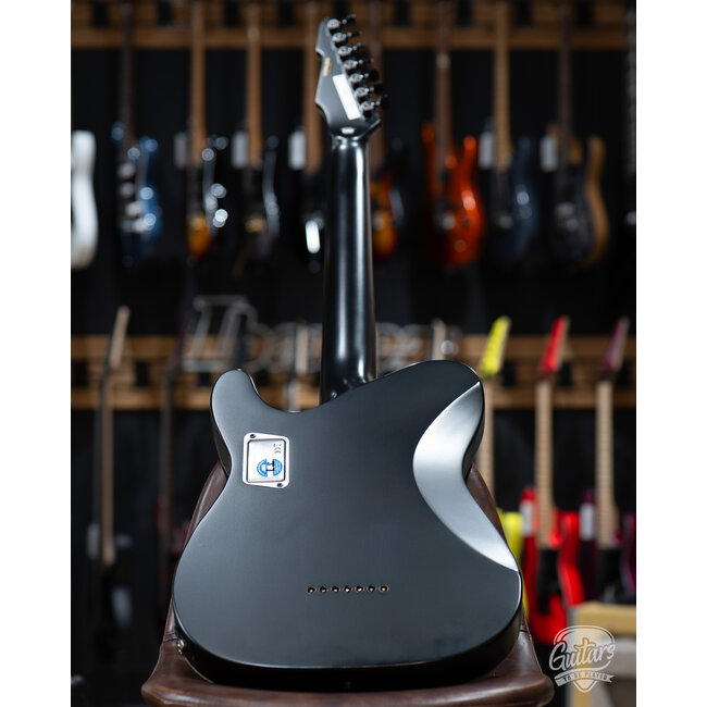 ESP E-II T-B7 7-String Baritone w/ Case – Black Satin (Demo)