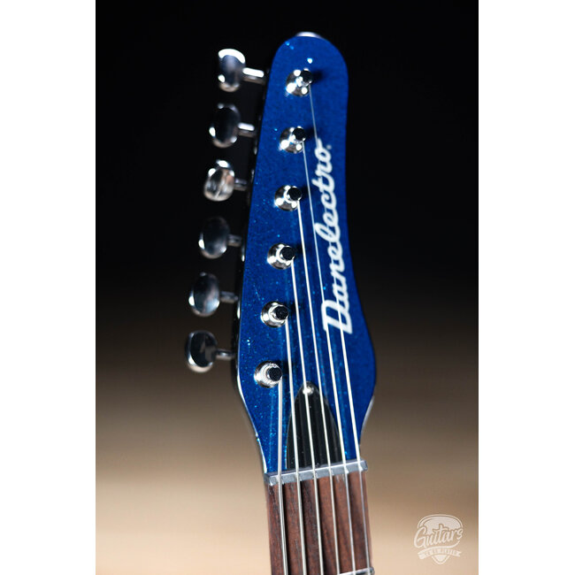 Danelectro Baritone Electric Guitar – Blue Metalflake
