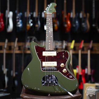 Used 2021 Fender Player Jazzmaster CME Exclusive w/ Case – Olive Drab