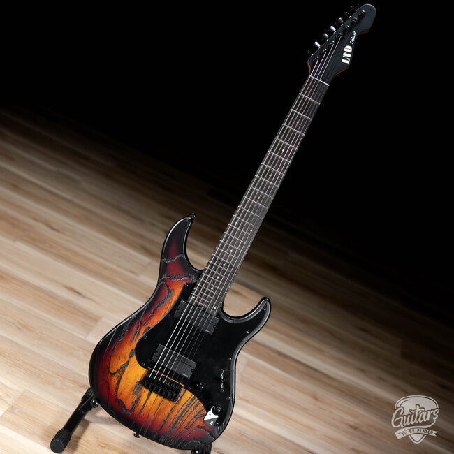 ESP LTD SN-1007 HT Baritone 7-String Swamp Ash Guitar – Fire Blast