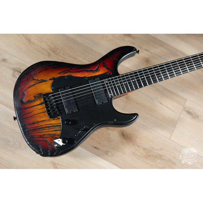 ESP LTD SN-1007 HT Baritone 7-String Swamp Ash Guitar – Fire Blast