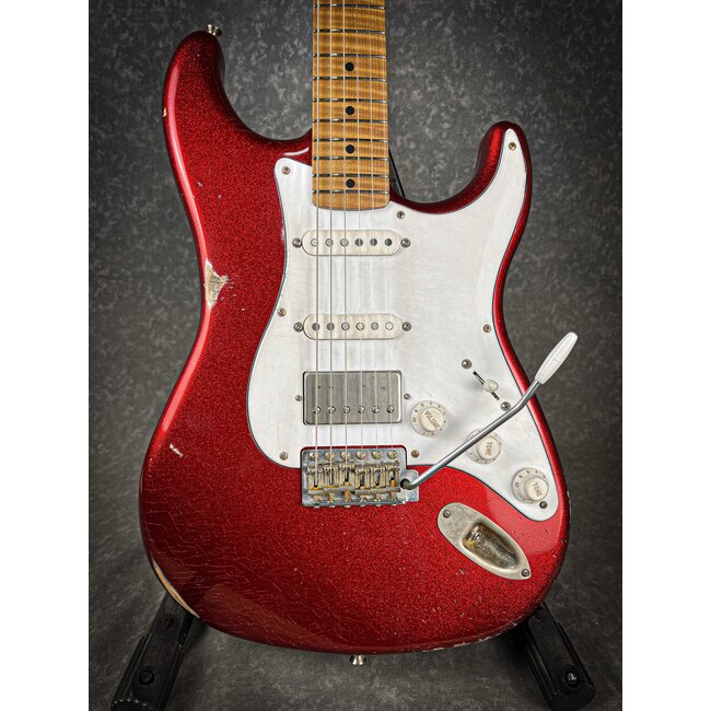 LsL Instruments Buddy Blues Signature Saticoy HSS – Candy Apple Red Sparkle