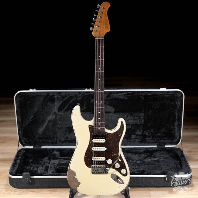 Xotic XSS-3 Alder HSH S-Style w/ Maple & Rosewood Neck – Vintage White