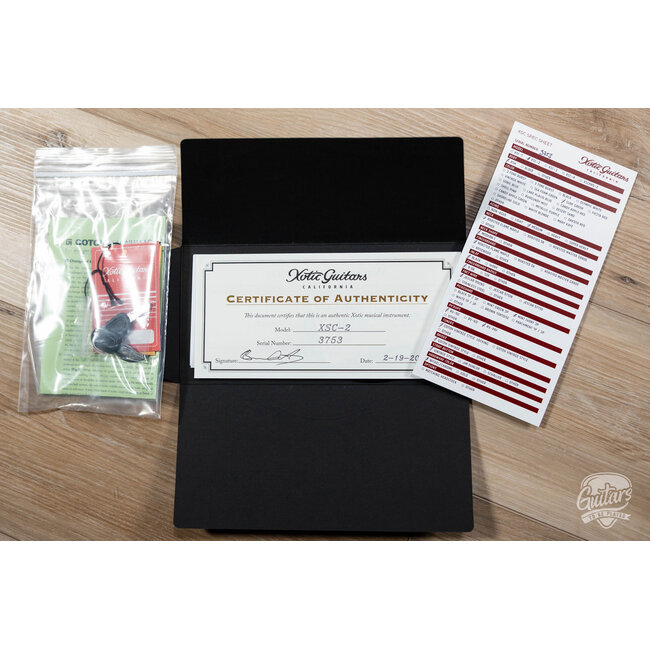 Xotic XSC-2 Swamp Ash HSS S-Style w/ Roasted Flame Maple Neck – Surf Green