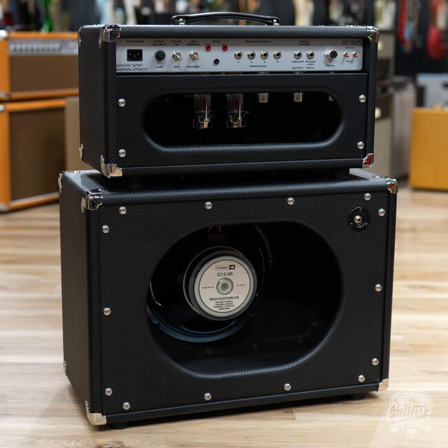 Amplified Nation Bombshell Overdrive 50W Head & 112 Cab – Carbon Fiber