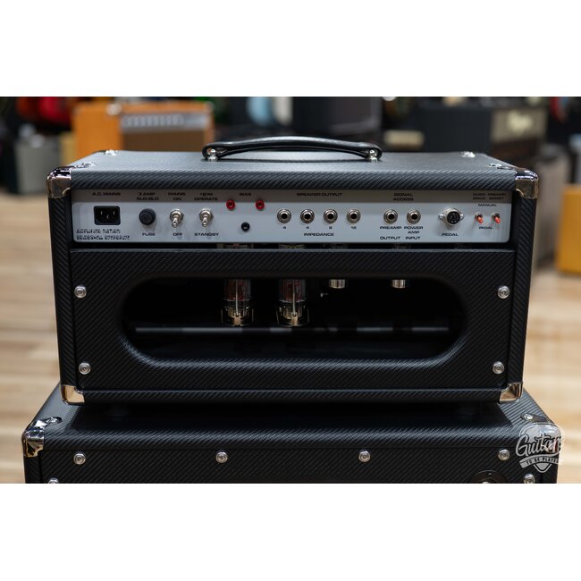 Amplified Nation Bombshell Overdrive 50W Head & 112 Cab – Carbon Fiber