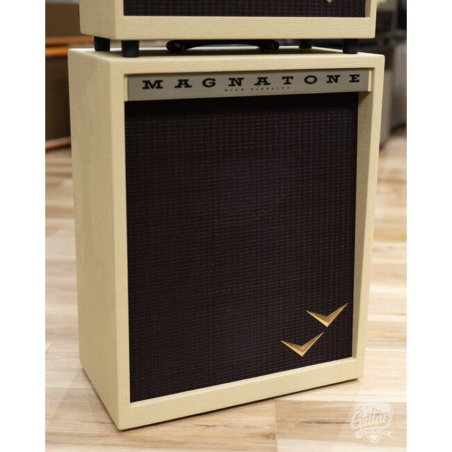 Magnatone Starlite 1x8" 5W Combo Amp & 2x10” Extension Cab – Blonde w/ Oxblood