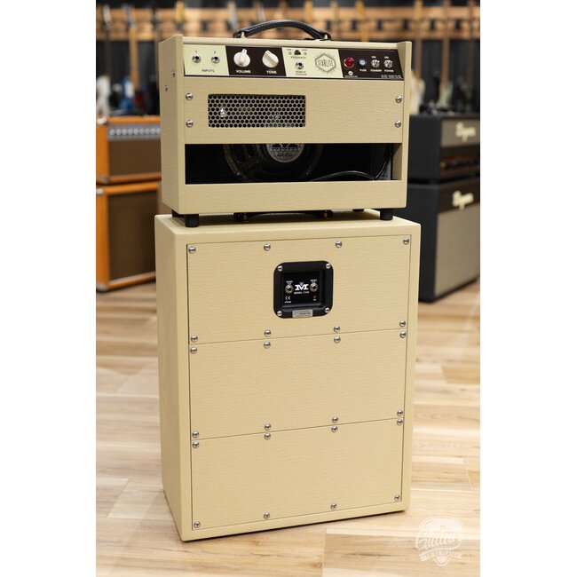 Magnatone Starlite 1x8" 5W Combo Amp & 2x10” Extension Cab – Blonde w/ Oxblood