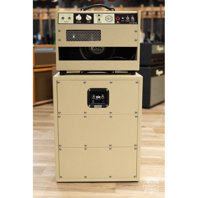 Magnatone Starlite 1x8" 5W Combo Amp & 2x10” Extension Cab – Blonde w/ Oxblood