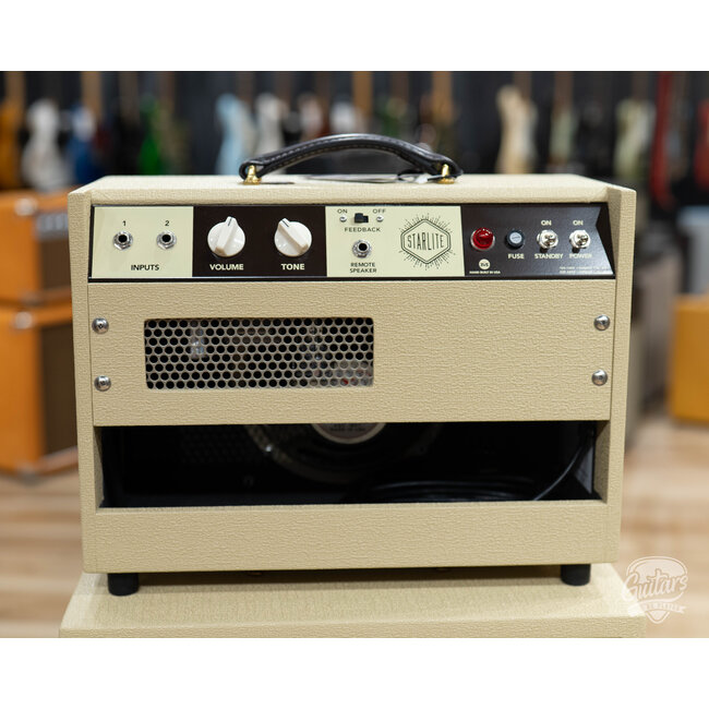 Magnatone Starlite 1x8" 5W Combo Amp & 2x10” Extension Cab – Blonde w/ Oxblood