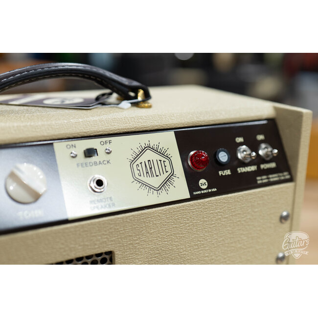 Magnatone Starlite 1x8" 5W Combo Amp & 2x10” Extension Cab – Blonde w/ Oxblood