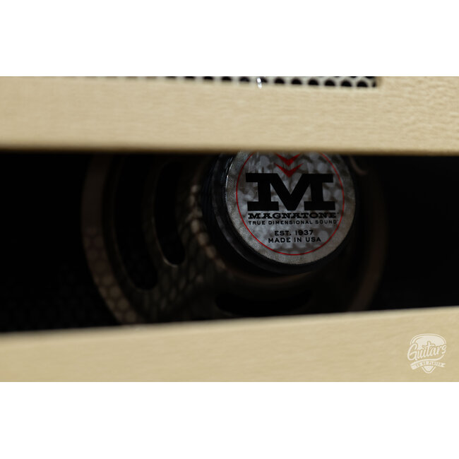 Magnatone Starlite 1x8" 5W Combo Amp & 2x10” Extension Cab – Blonde w/ Oxblood