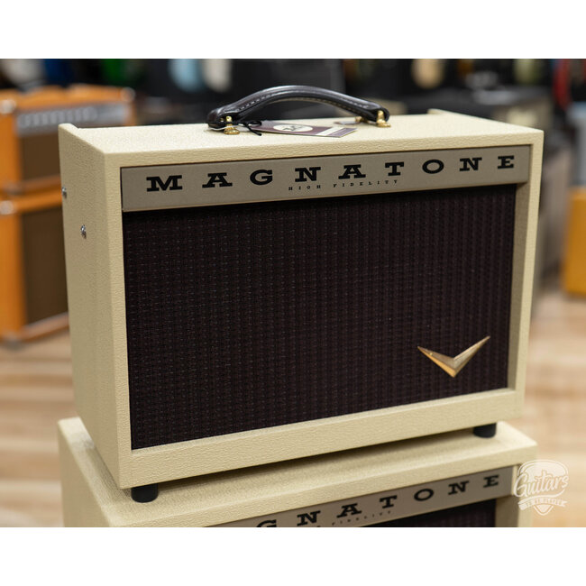 Magnatone Starlite 1x8" 5W Combo Amp & 2x10” Extension Cab – Blonde w/ Oxblood