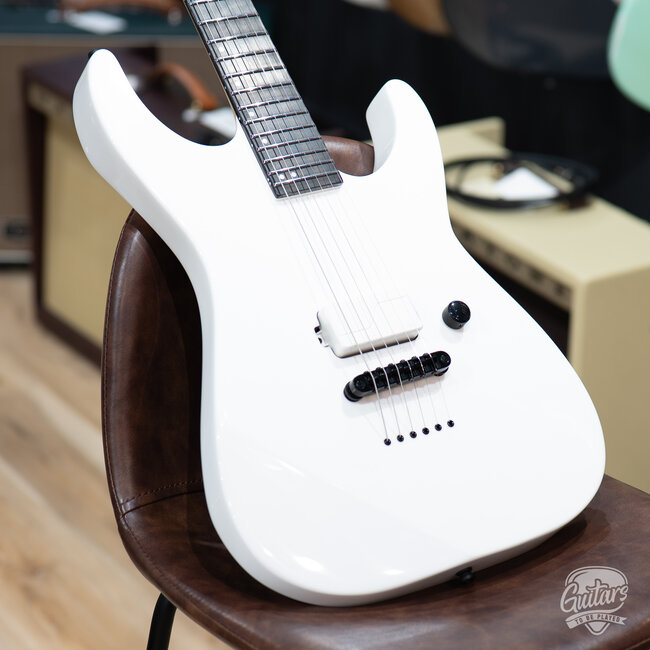 ESP E-II M-I NT Neck Thru Fishman Guitar w/ Case – Snow White (B-stock)